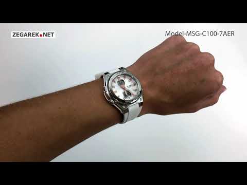 Casio Baby-G MSG-C100-7AER - Zegarek.net - YouTube