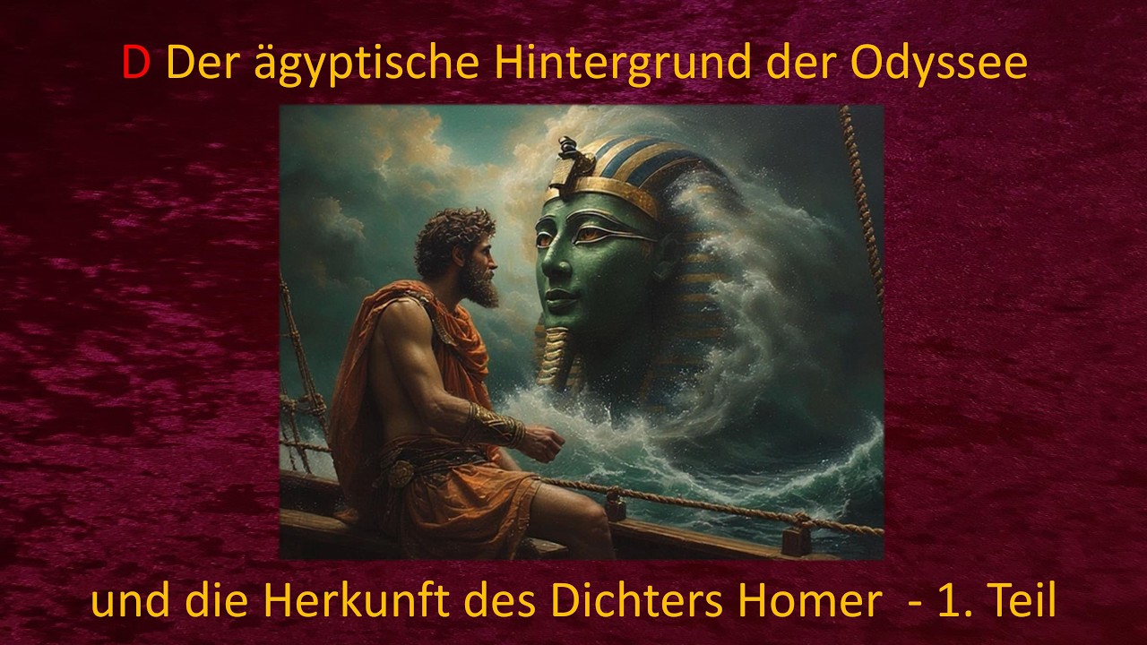 Der ägyptische Hintergrund der Odyssee und die Herkunft des Dichters Homer - 1. Teil