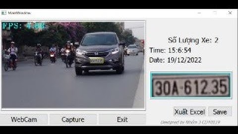 Nhận Diện Biển Số Xe Ôto Bằng Yolo Và Đếm Số Lượng Xe