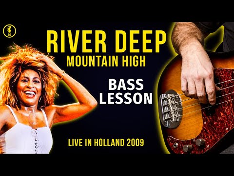 كيفية العزف ريفر ديب ماونتن هاي لايف درس الباس وتحليله رقم ٣٢٤ 