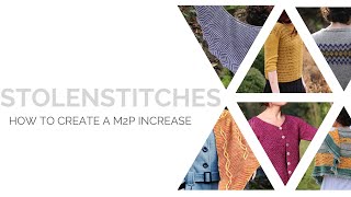 How to Knit an M2p Increase (Make 2 Purlwise) | Knitting Tutorial by Carol Feller