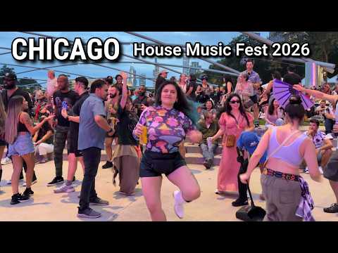 Chicago House Music Festival 2026 in Millennium Park on Saturday | August 29, 2026 | 4k Video 60fps