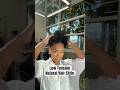 Low Tension Natural Hair Style For Length Retention - No Heat #naturalhairstyles #hairgrowth