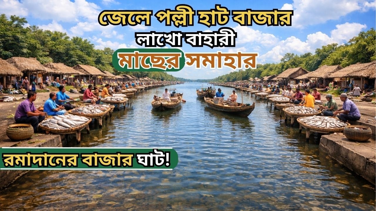 টাটকা মাছের ঝলমলে বাজার | Shiny Fresh Fish Market