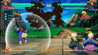DBFZ Trunks - Fuzzy mash defense, follow up