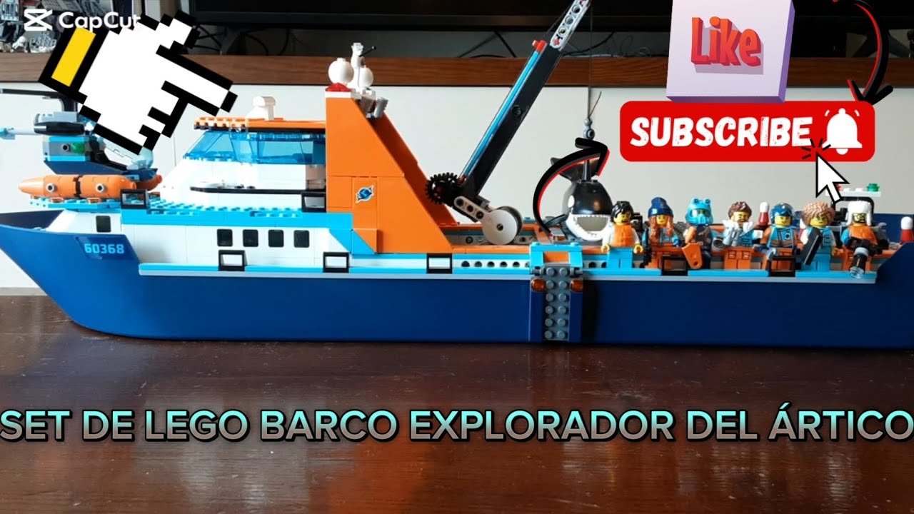 Review del set de LEGO barco explorador del ártico(número del set 60368)
