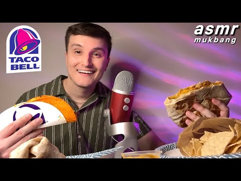 ASMR | Eating The Most POPULAR Taco Bell Foods 🔔🌮 (Mukbang)