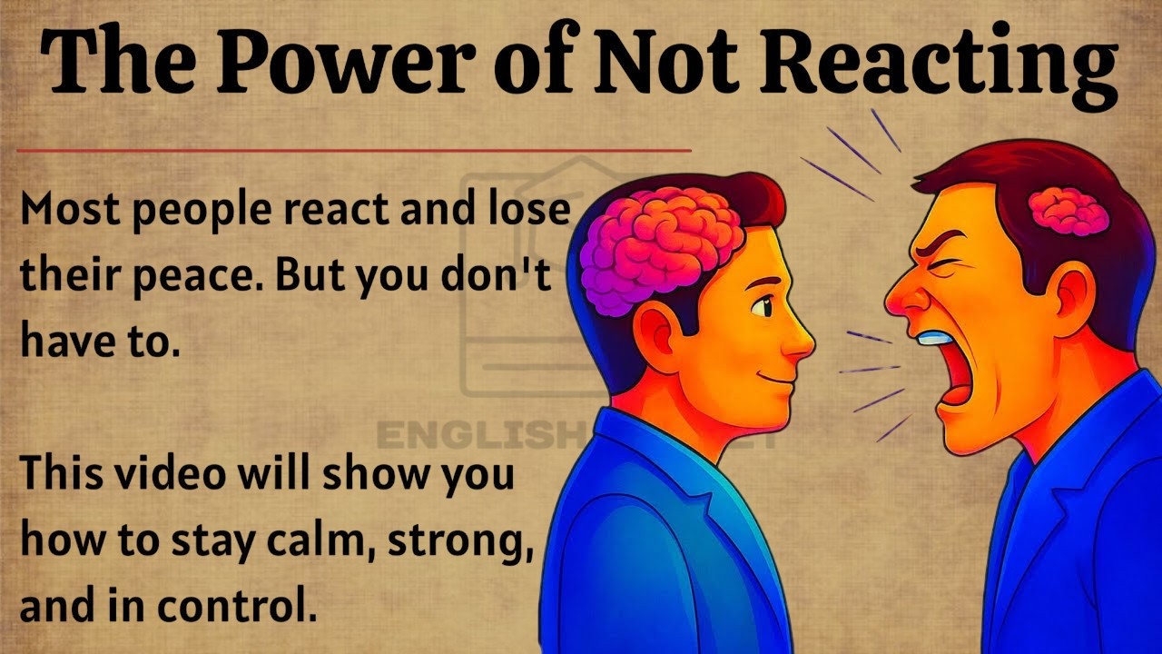 The Power of Not Reacting || Graded Reader || Improve Your English Fluency ✅️