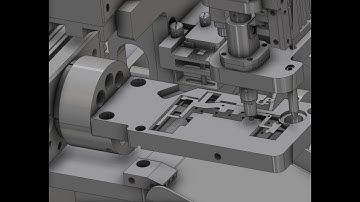 Automatic gluing machine-industrial 3D model : machine-world.net P485