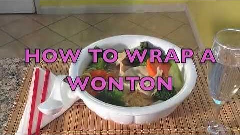 Chinese Dumplings-How to Wrap Wontons Vietnamese Dumplings