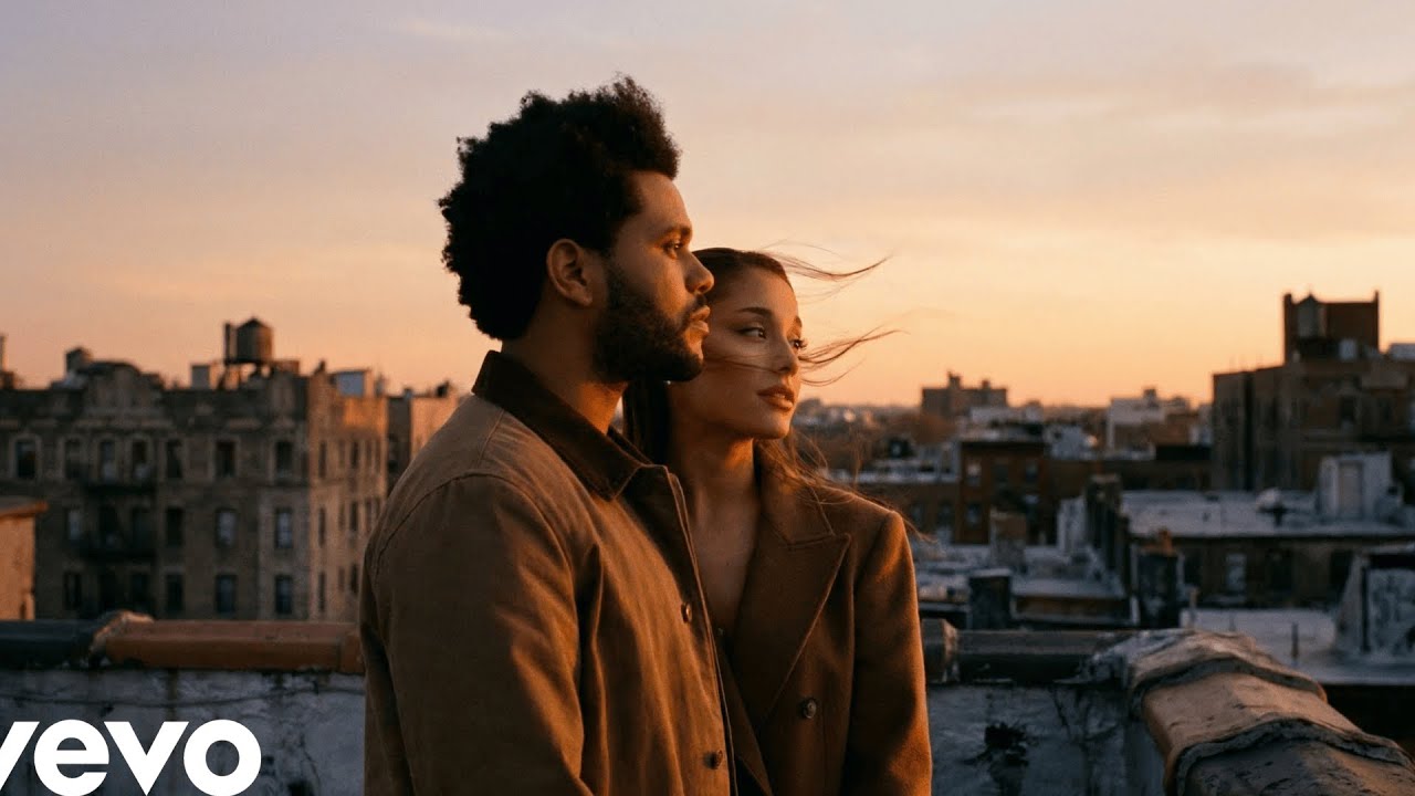 Ariana Grande ft. The Weeknd - Almost Love Is the Hardest | Lyrics Video