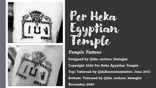Per Heka Egyptian Temple Tattoos