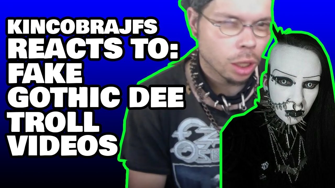 KingCobraJFS реагирует на: фейковые видео с готической ди-тролль-сценой