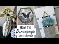 How to create *EASY* High End DIYs using Mod Podge and Napkins | How to DECOUPAGE with Napkins