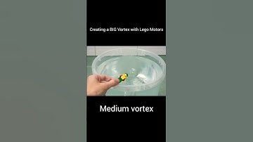 Creating a BIG Vortex with Lego Motors #shorts #viral