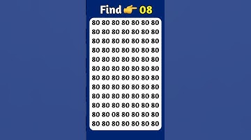 Find The Odd Number 08 #findtheoddnumber #shorts #maths #riddle #puzzle #viral #viralshorts #quiz