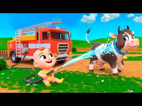 Firetruck Rescue! Save the Day Song | Funny Nursery Rhymes