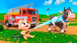 Firetruck Rescue! Save the Day Song | Funny Nursery Rhymes