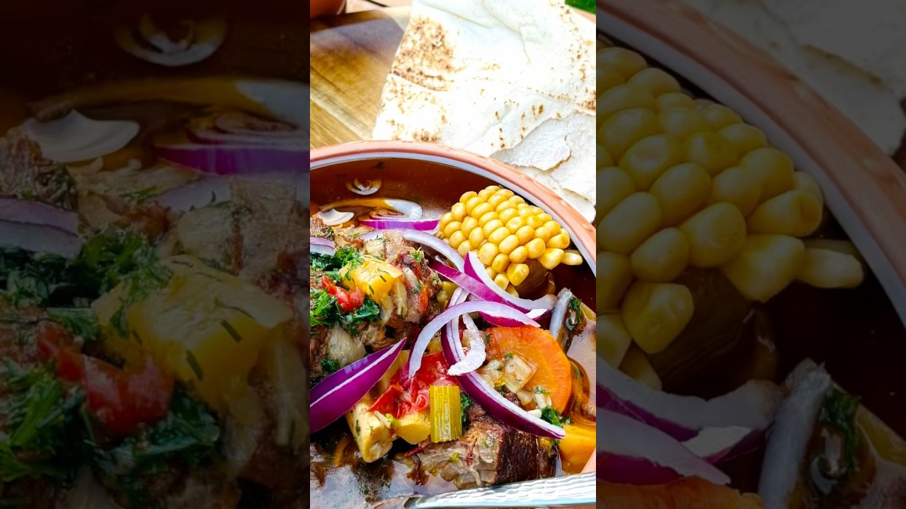 ￼ Mutton soup with vegetables(SHURPA)