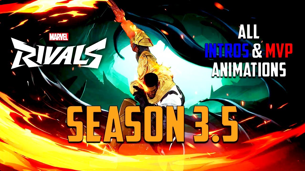 Marvel Rivals | All Season 3.5 Intros & MVP Animations [4K 60FPS] - YouTube
