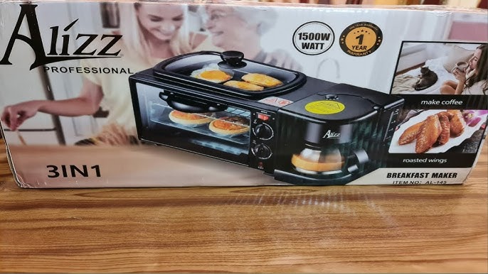  Nostalgia 3-in-1 Breakfast Station - Includes Coffee