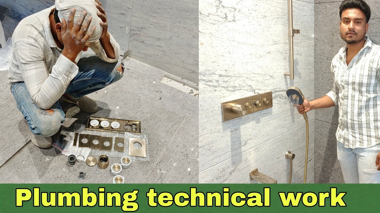 Монтаж верхней части трёхходового термостата Kohler Anthem с подробным описанием