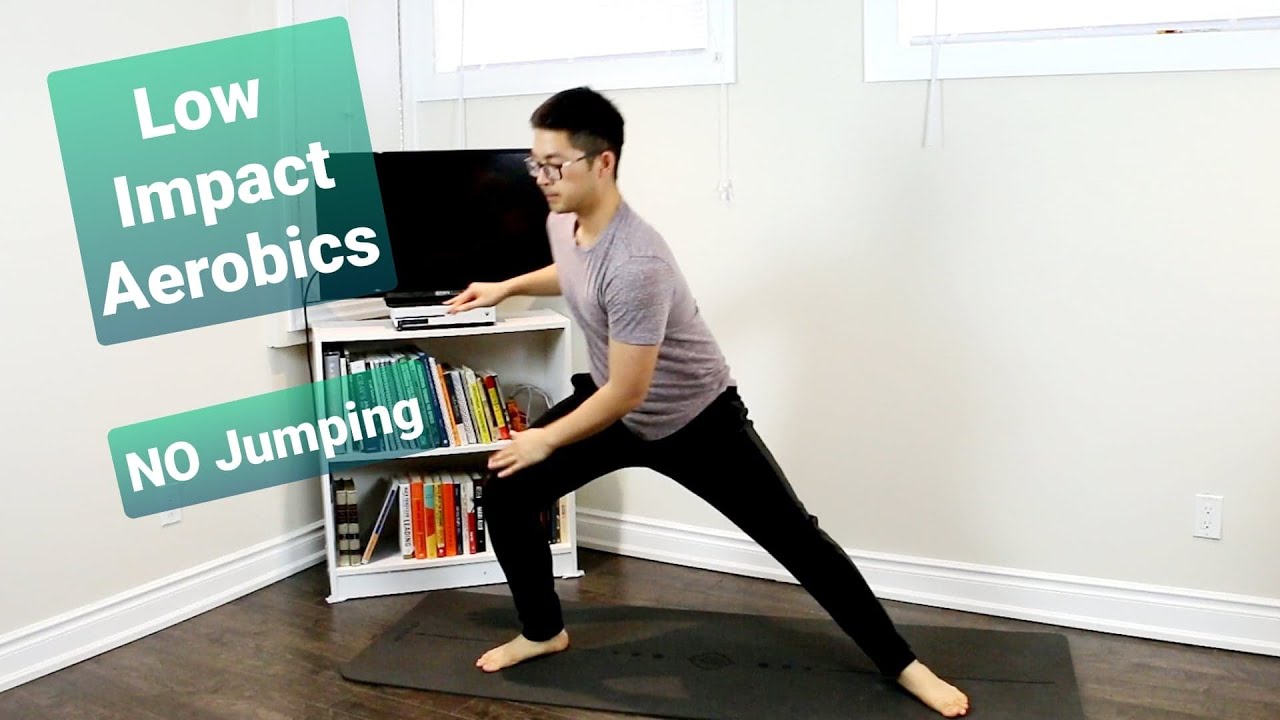 Low Impact Aerobic Workout / No Jumping 21 minutes Fat Burn YouTube