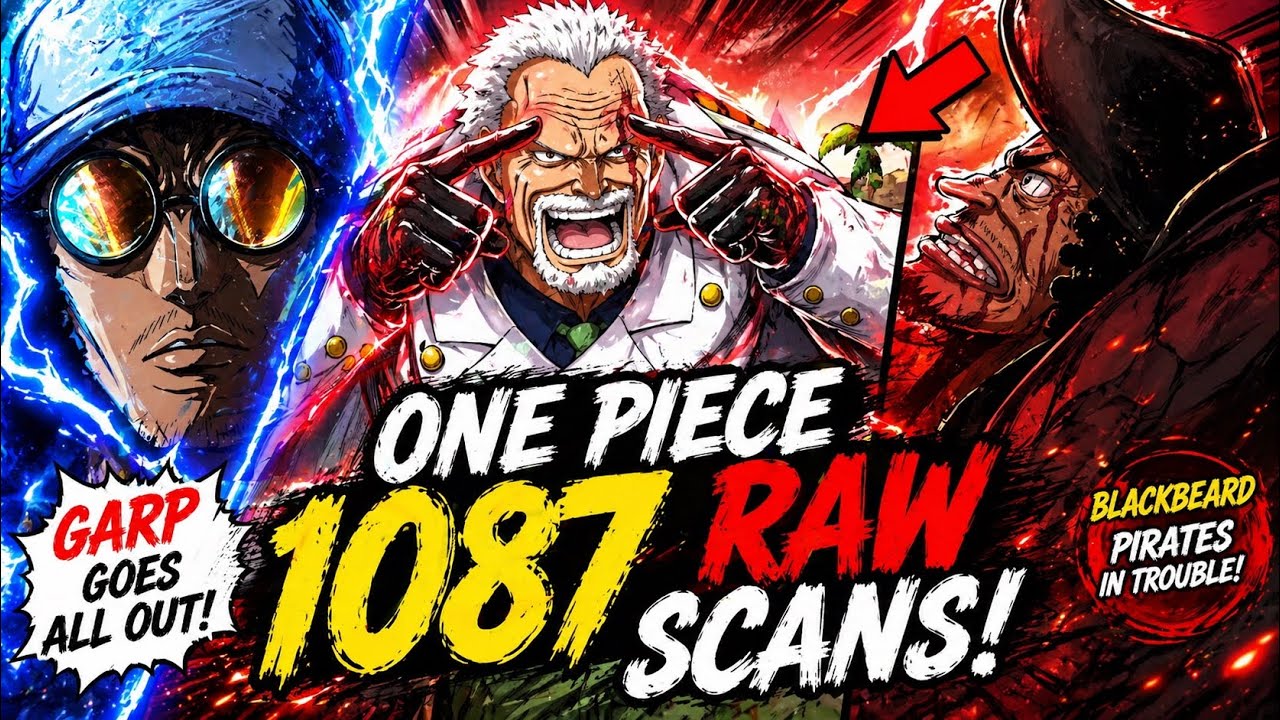 ONE PIECE 1087 RAW SCANS!!! - YouTube