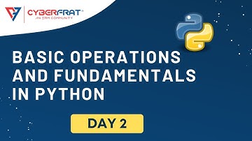 Day 2 - Basic Operations and Fundamentals in Python | Hands-on Training by Rutuja Kulkarni