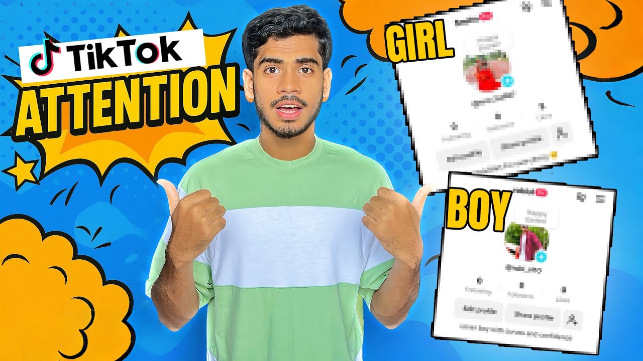 টিকটকে কে বেশি Attention পায় ছেলে নাকি মেয়ে ?  EBF BHAI CHALLGENE VIDEO 2025