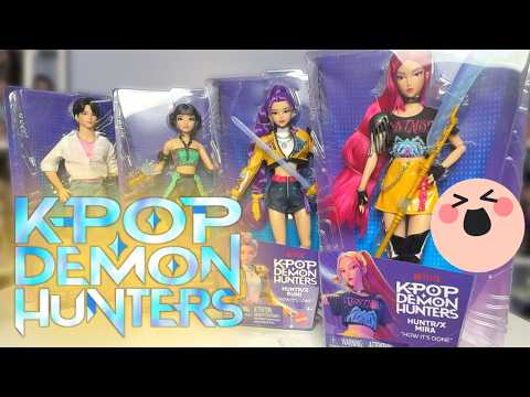 KPop Demon Hunter Core Dolls! Great Faces and Poly Hair