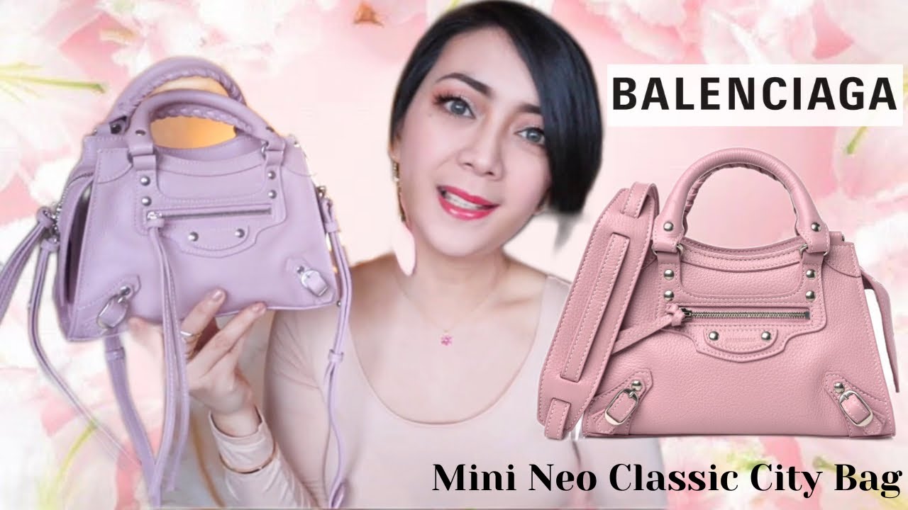 The Best Balenciaga Bag Mini Neo Classic City Bag Calfskin Powder 