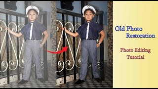 Old Photo Restoration | Dust and Scratches Remove | Editing Tutorial #restoration screenshot 4