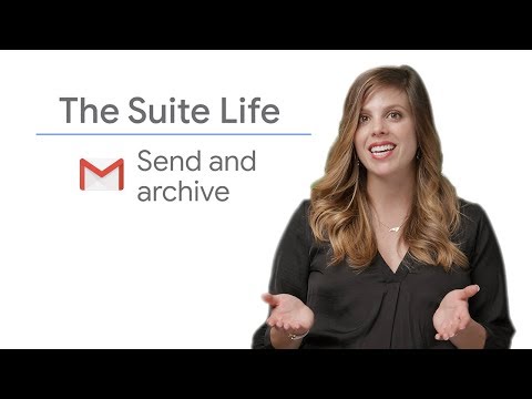 Send and archive an email at the same time