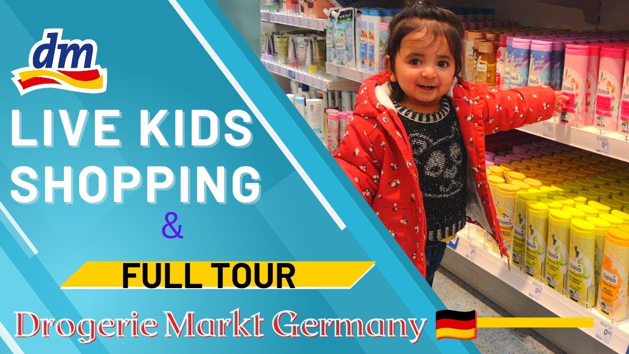 DMDrogerie Markt Germany Full Tour and Live Kids Shopping YouTube