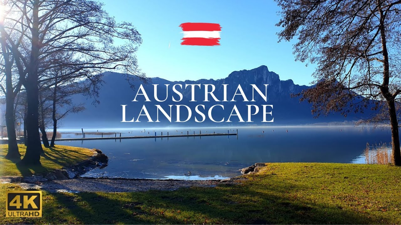 Lake Mondsee 🇦🇹 Music Driving Tour and Landscape Moments Austria (4k 60