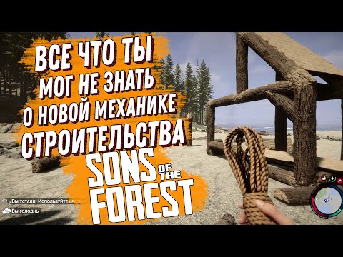 ВСЕ ЧТО ТЫ МОГ НЕ ЗНАТЬ О НОВОЙ МЕХАНИКЕ СТРОИТЕЛЬСТВА В SONS OF THE FOREST