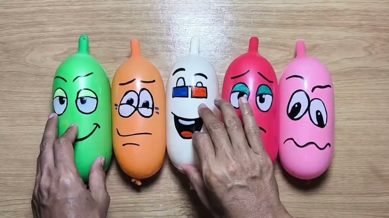 How to Make a Slime on Balloon – Easy Slime Tutorial with Slime-filled Fun Glitter Pops 529