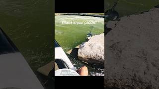 Vinland saga might be peak but swimming for my paddle wasn’t… #slalom #whitewaterkayaking #paddling
