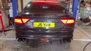 Audi A7 In For Quad Exhaust With F1 Light Diffuser
