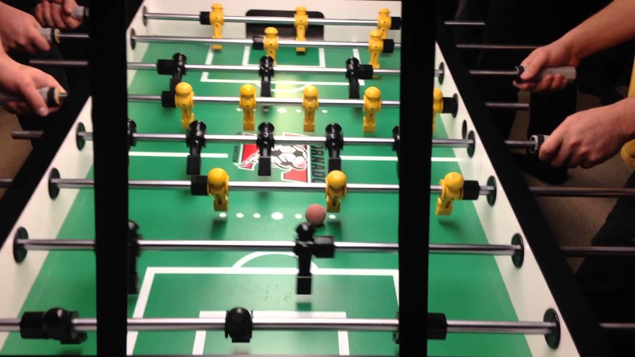 Foosball league night we call this a John Wayne YouTube