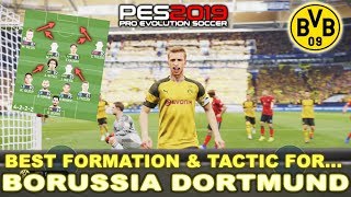 PES 2019 | Best Formation & Tactic for Borussia Dortmund screenshot 3