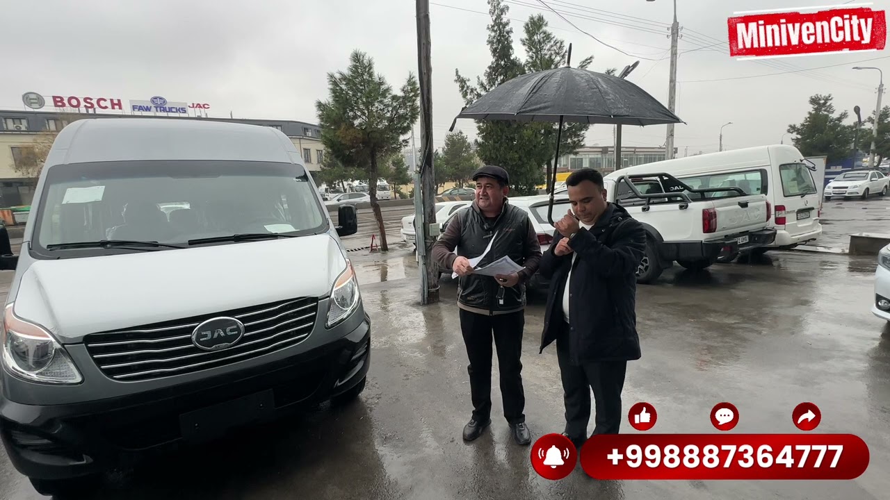 MinivenCity YouTube kanalidan kelgan mijozimiz Begzod aka bilan JacSanre mikraavtabusi baraka boʻldi