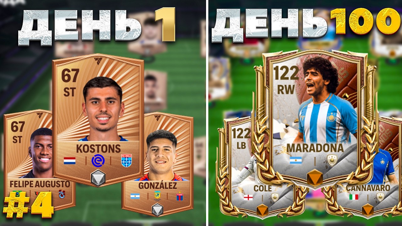 100 ДНЕЙ В FC MOBILE! | сильно ПРОКАЧАЛ состав | 31-45 день
