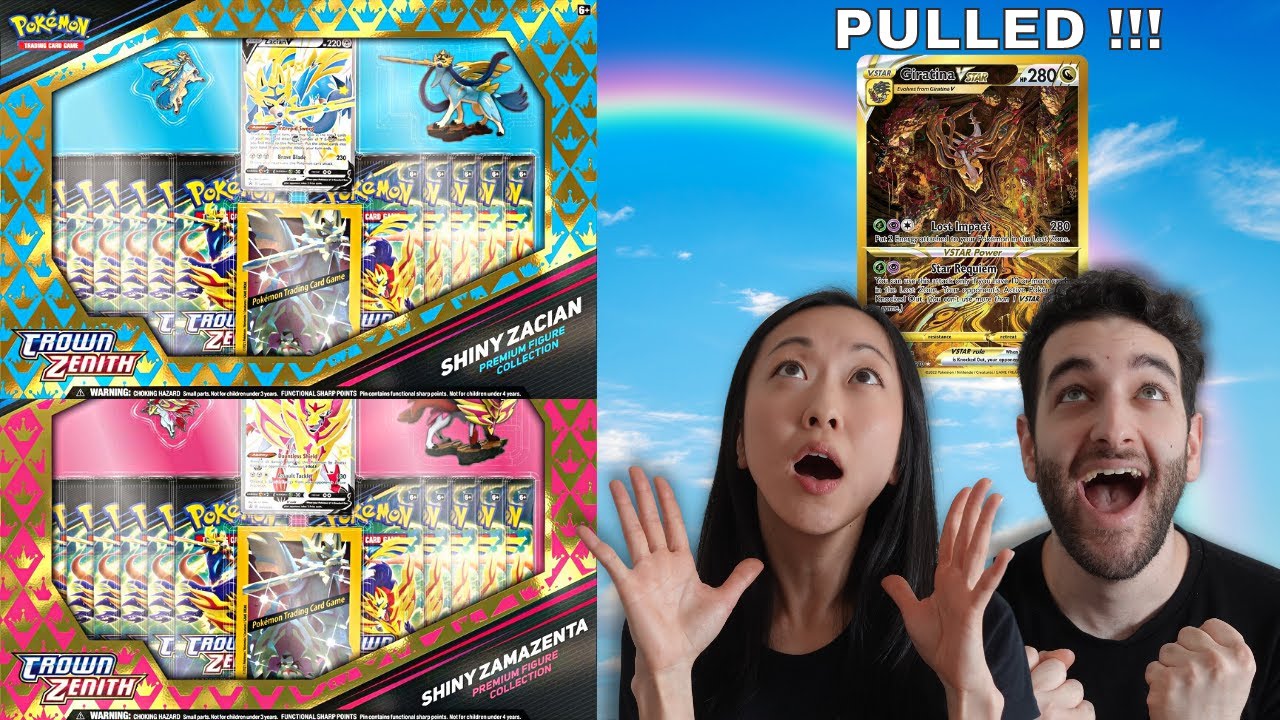 Pokemon Crown Zenith Premium Figure Collection Boxes Opening