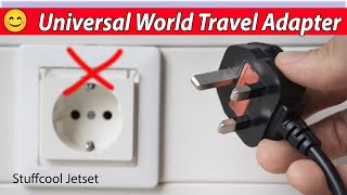 World Travel Adapter with US/EU/UK Sockets & Plugs and 20 Watts PD 3.0, PPS & QC 4+ 🛠 💥