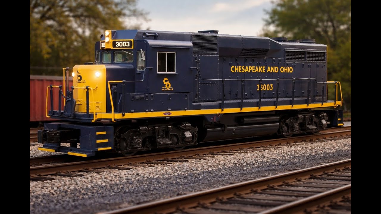 Williams O gauge GP30 Blunami install