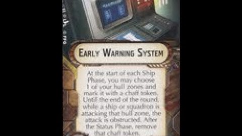 How-to use Defensive Retrofit "Early Warning System" - Star Wars Armada Explained (SWAE)