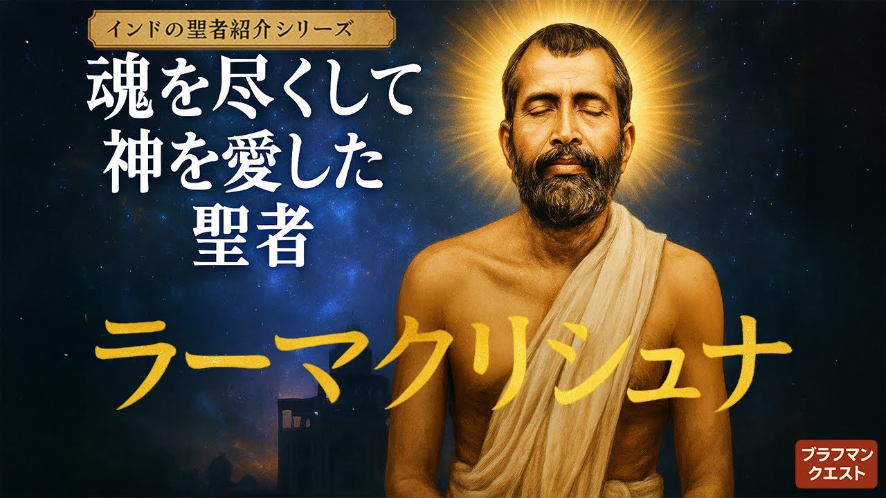 魂を尽くして神を愛した聖者｜ラーマクリシュナの生涯と教え【インドの聖者紹介】
