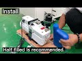 3 Install vacuum pump